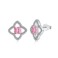 [Clover Jewelry]Elegante sternförmige Ohrringe mit Prinzessinnenschliff für den Alltag
