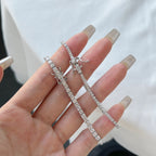 [Clover Jewelry]Funkelndes exquisites Armband mit rundem Schliff für den Alltag