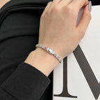 [Clover Jewelry]Funkelndes Radiant Multi-Cut Alltagsarmband