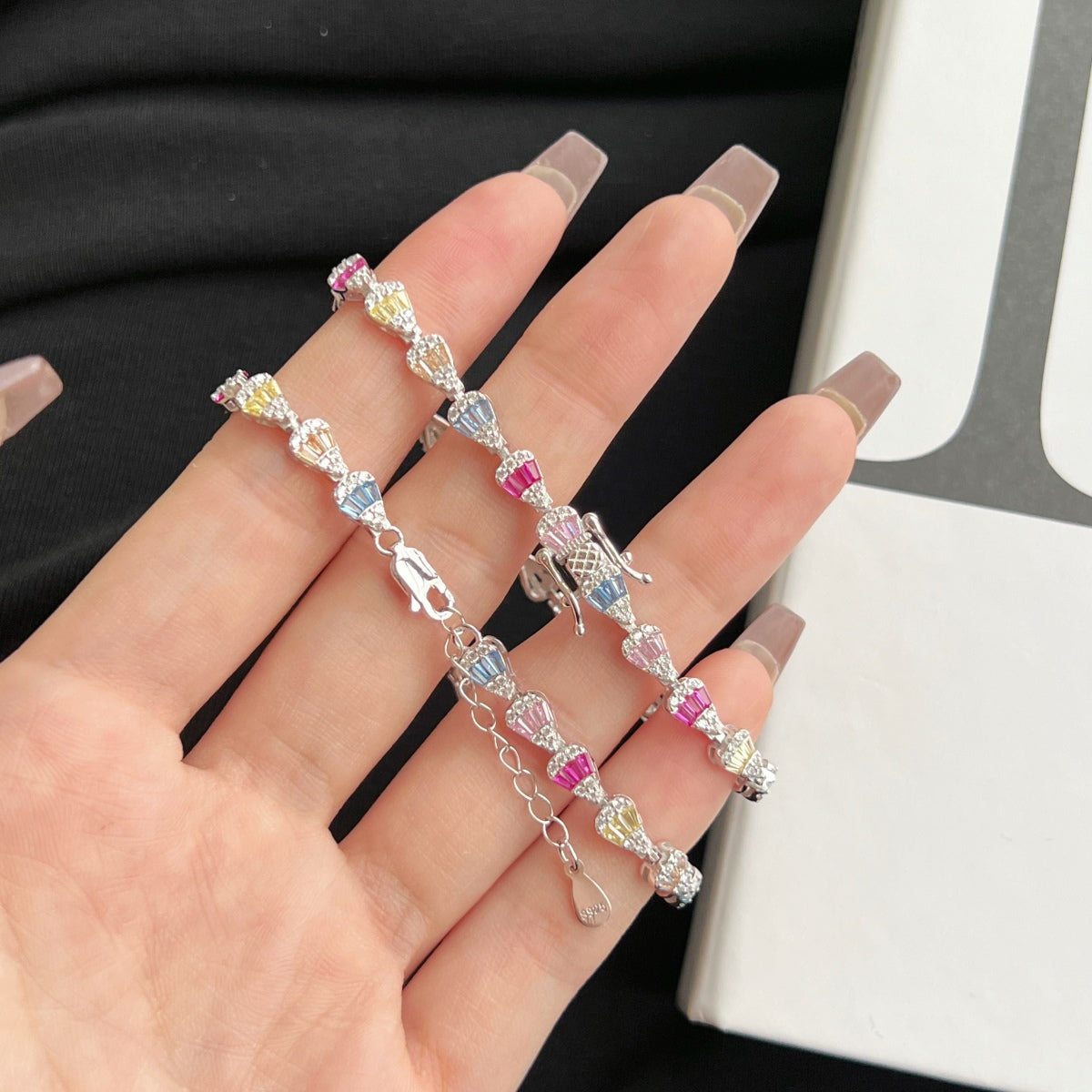 [Clover Jewelery]Radiant Water Drop Shape Daily Bracelet