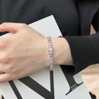 [Clover Schmuck]Verziertes funkelndes Party-Armband mit Rundschliff