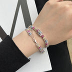 [Clover Jewelry]Funkelndes Exquisites Multi-Schliff Party Armband