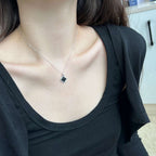 [Clover Jewelry]Zarte Blumenhalskette