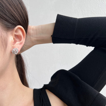 [Clover Jewelry]Exquisite Ohrringe in Blumenform für den Alltag