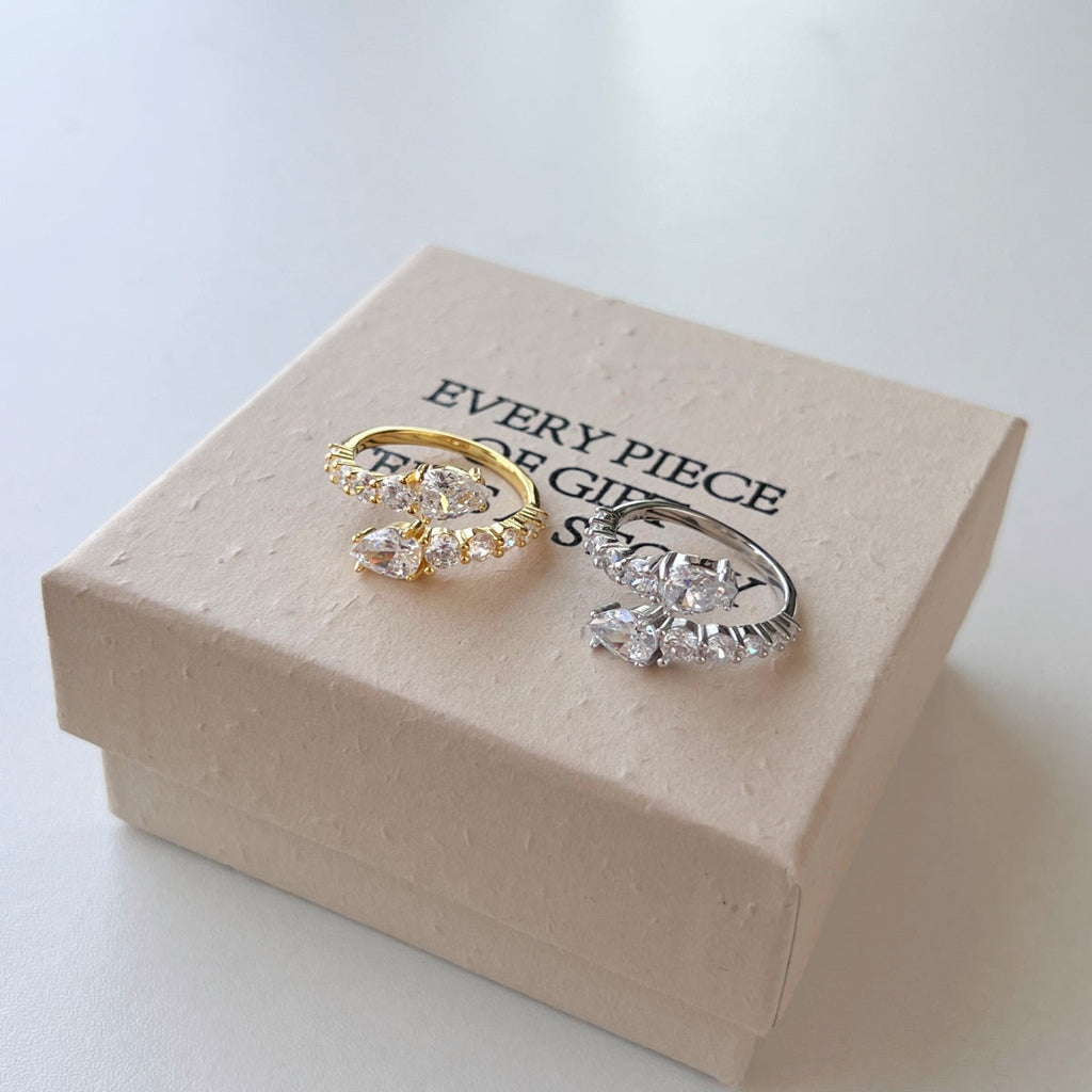 [Clover Jewelry]Delicate Lively Snake Shape Daily Ring