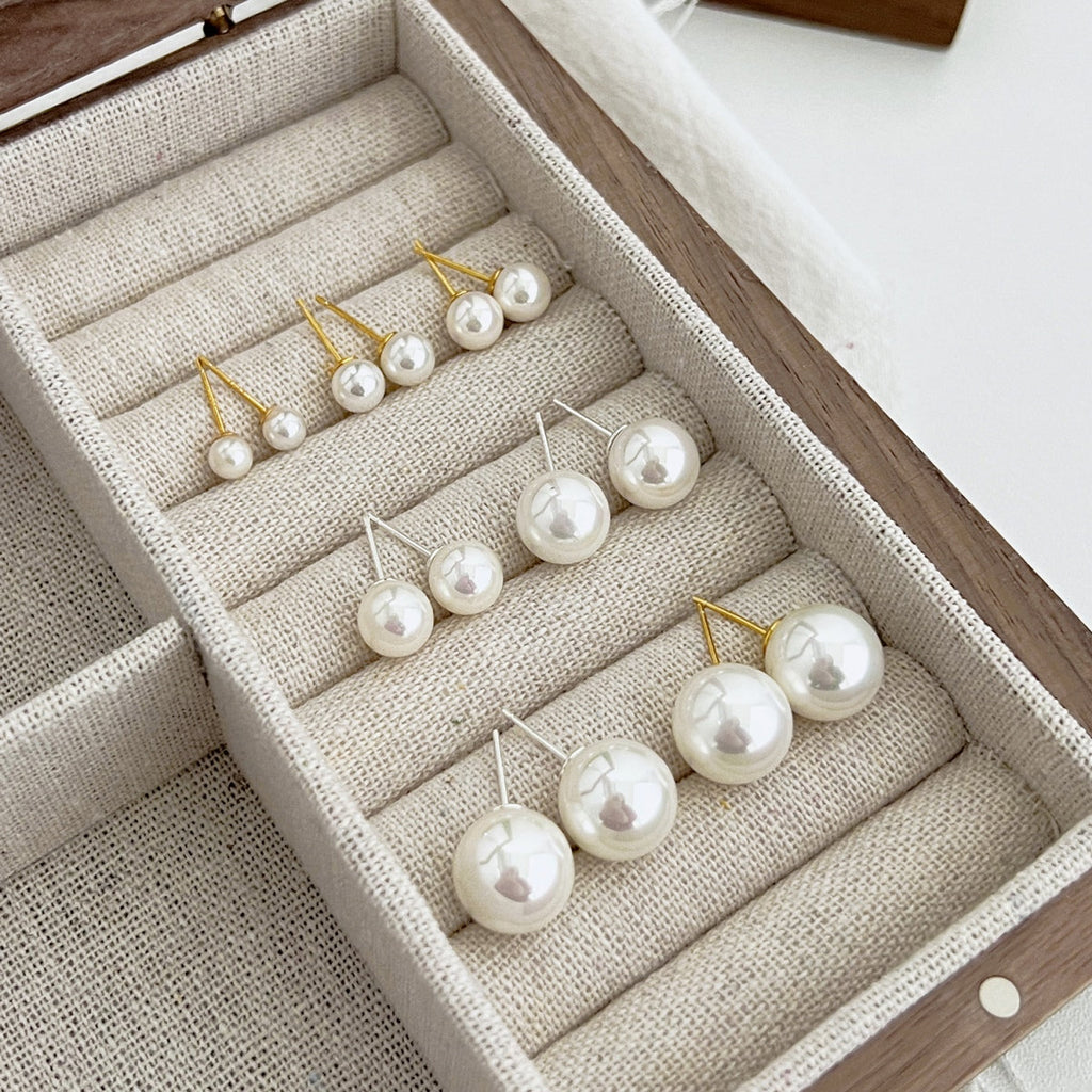 [クローバー・ジュエリー]繊細なパールピアス