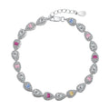 [Clover Jewelry]0.25 Carat Radiant Water Drop Shape Daily Bracelet