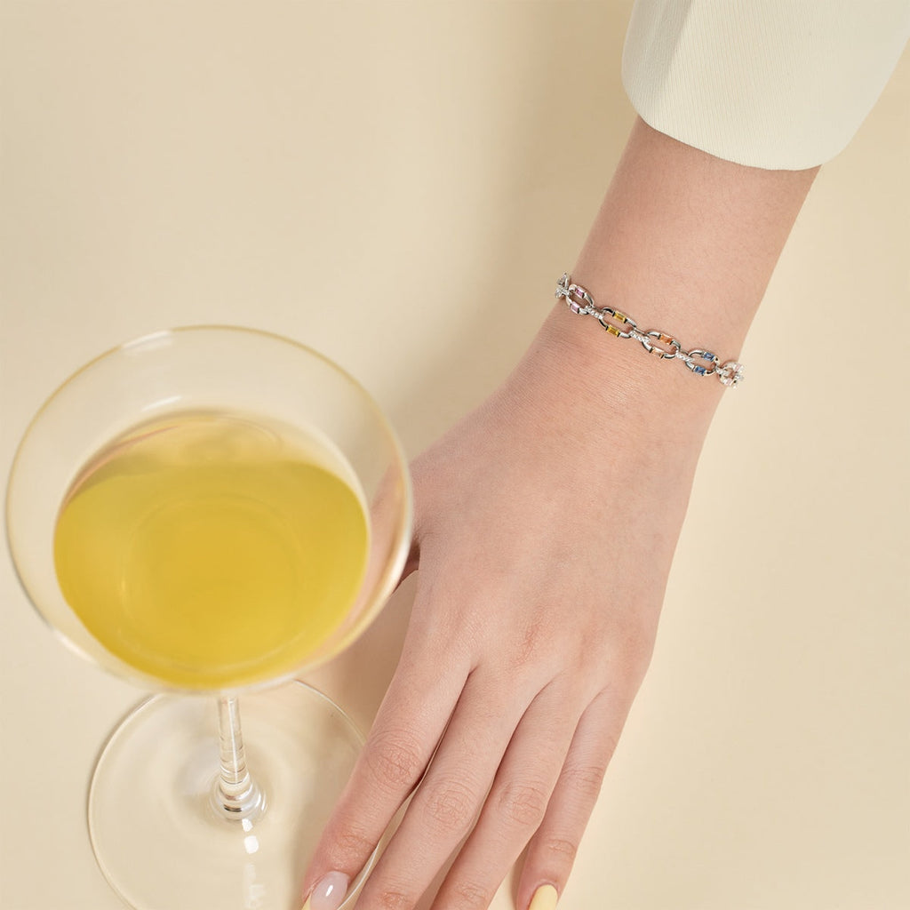 [Clover Jewelry]Funkelndes Buntes Alltagsarmband