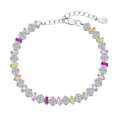 [Clover Jewelery]Radiant Colorful Round Shape Daily Bracelet