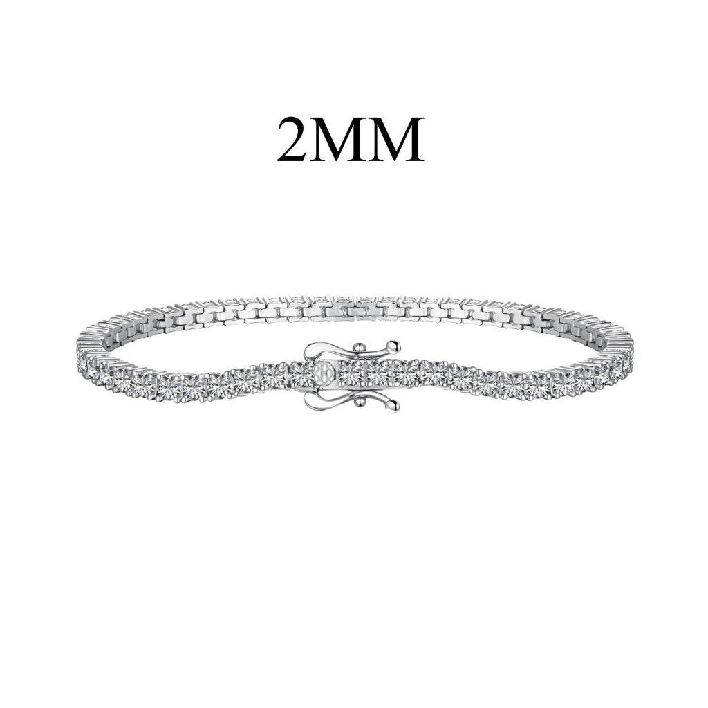 [Clover Jewelry]Funkelndes exquisites Armband mit rundem Schliff für den Alltag