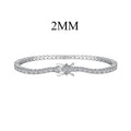 [Clover Jewelry]Funkelndes exquisites Armband mit rundem Schliff für den Alltag