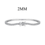 [Clover Jewelry]Funkelndes exquisites Armband mit rundem Schliff für den Alltag