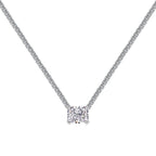 [Clover Jewelry]4.0 Carat Elegant Radiant Cut Necklace