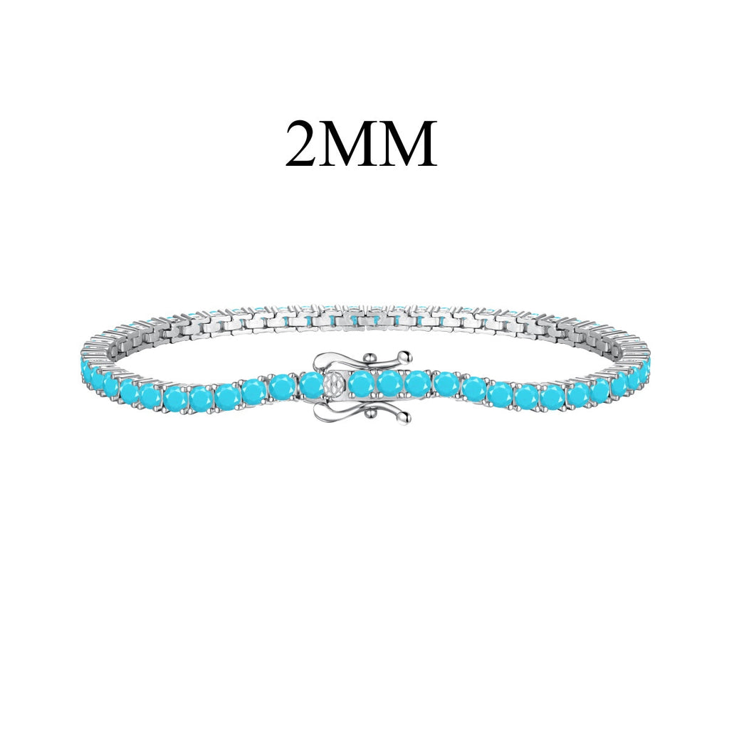 [Clover Jewelry]Funkelndes exquisites Armband mit rundem Schliff für den Alltag