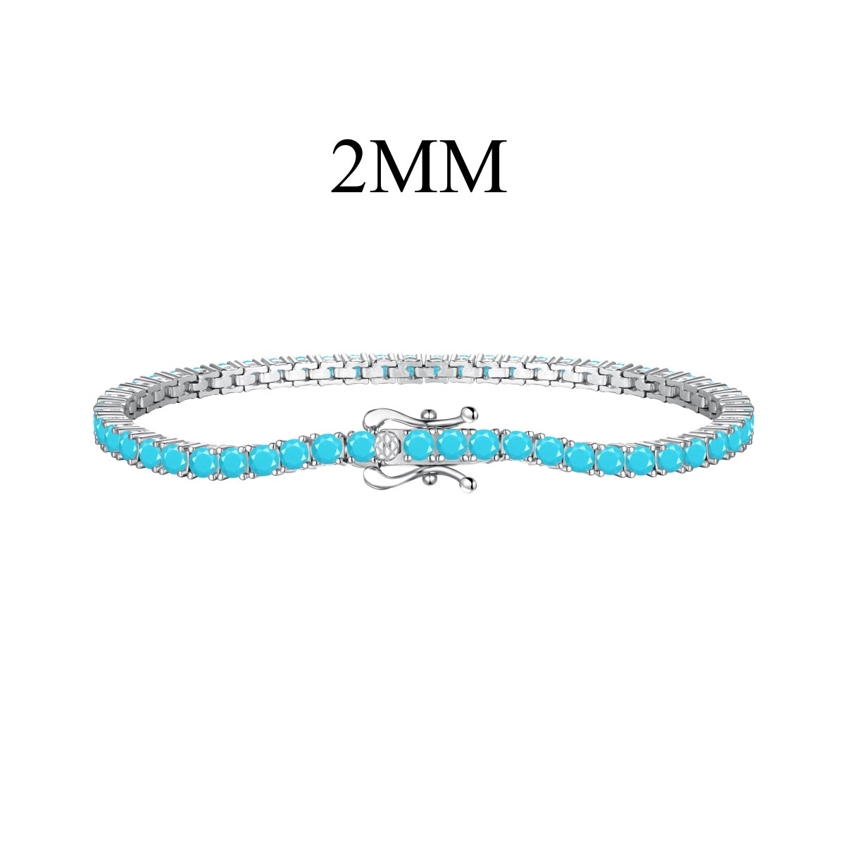 [Clover Jewelry]Funkelndes exquisites Armband mit rundem Schliff für den Alltag