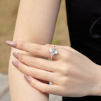 [Clover Jewelry]四つ葉のクローバー八芒星リング