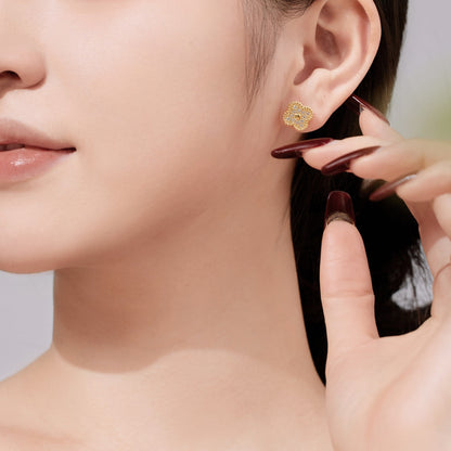 [Clover Jewelery]Four Leaf Clover Fashion Earrings
