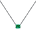 [Clover Jewelry]4.0 Carat Elegant Radiant Cut Necklace