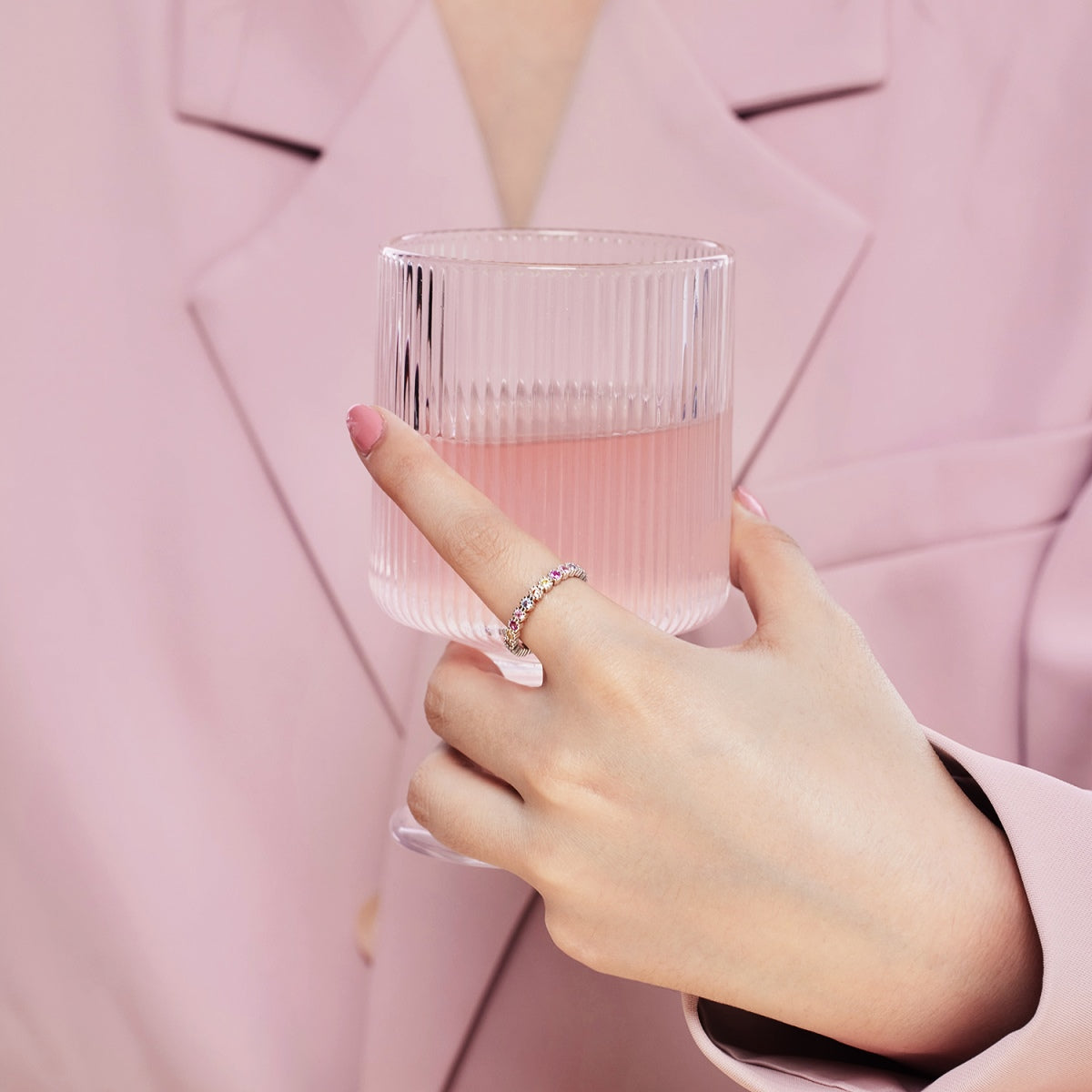 [Clover Jewelery]Exquisite Colorful Round Cut Party Ring