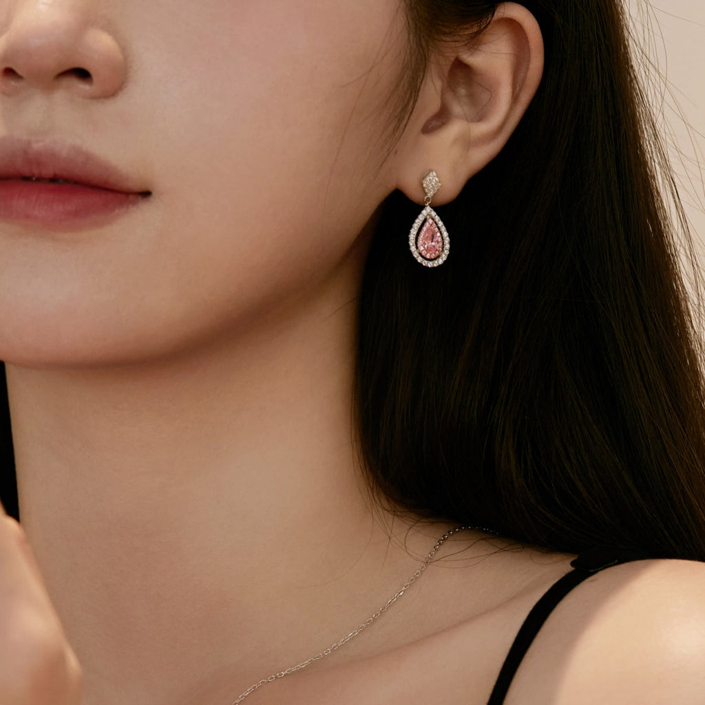 [Clover Jewelry]Aufwendige zarte Wassertropfen-Bankett-Ohrringe