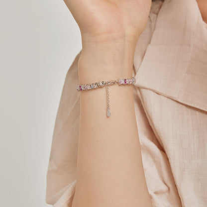 [Clover Jewelery]Unique Colorful Flower Shape Daily Bracelet