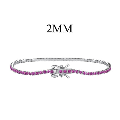 [Clover Jewelery]Radiant Colorful Round Cut Party Bracelet