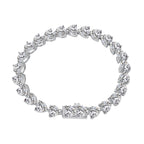 [Clover Jewelry]0.75 Karat Elegantes romantisches Herzform Liebhaber Armband