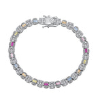 [Clover Jewelry]Funkelndes Radiant Multi-Cut Alltagsarmband