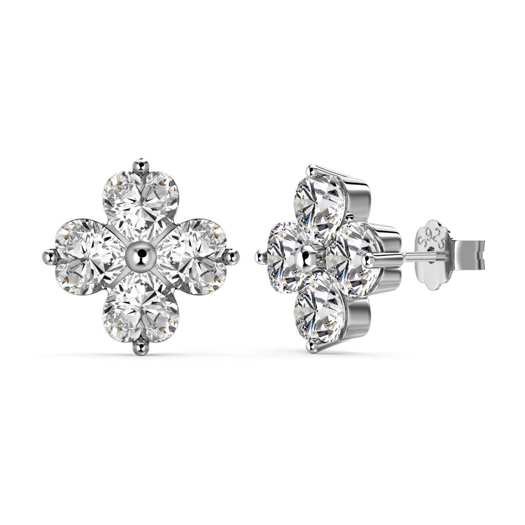 [Clover Jewelry]四つ葉のクローバー ボールピアス