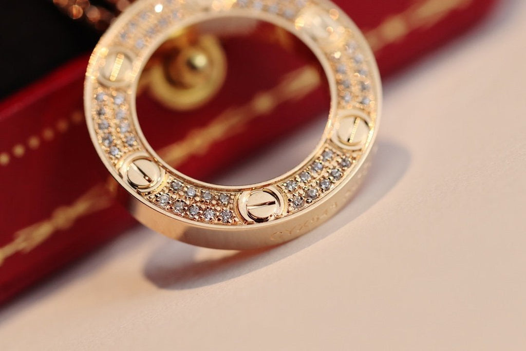 [Clover Jewelry]LIEBESKETTE VERSTELLBAR ROSÉGOLD