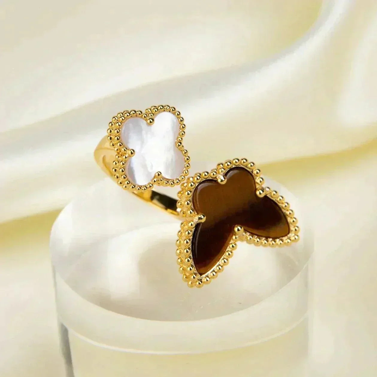 [Clover Jewelery]LUCKY BETWEEN THE FINGER RING