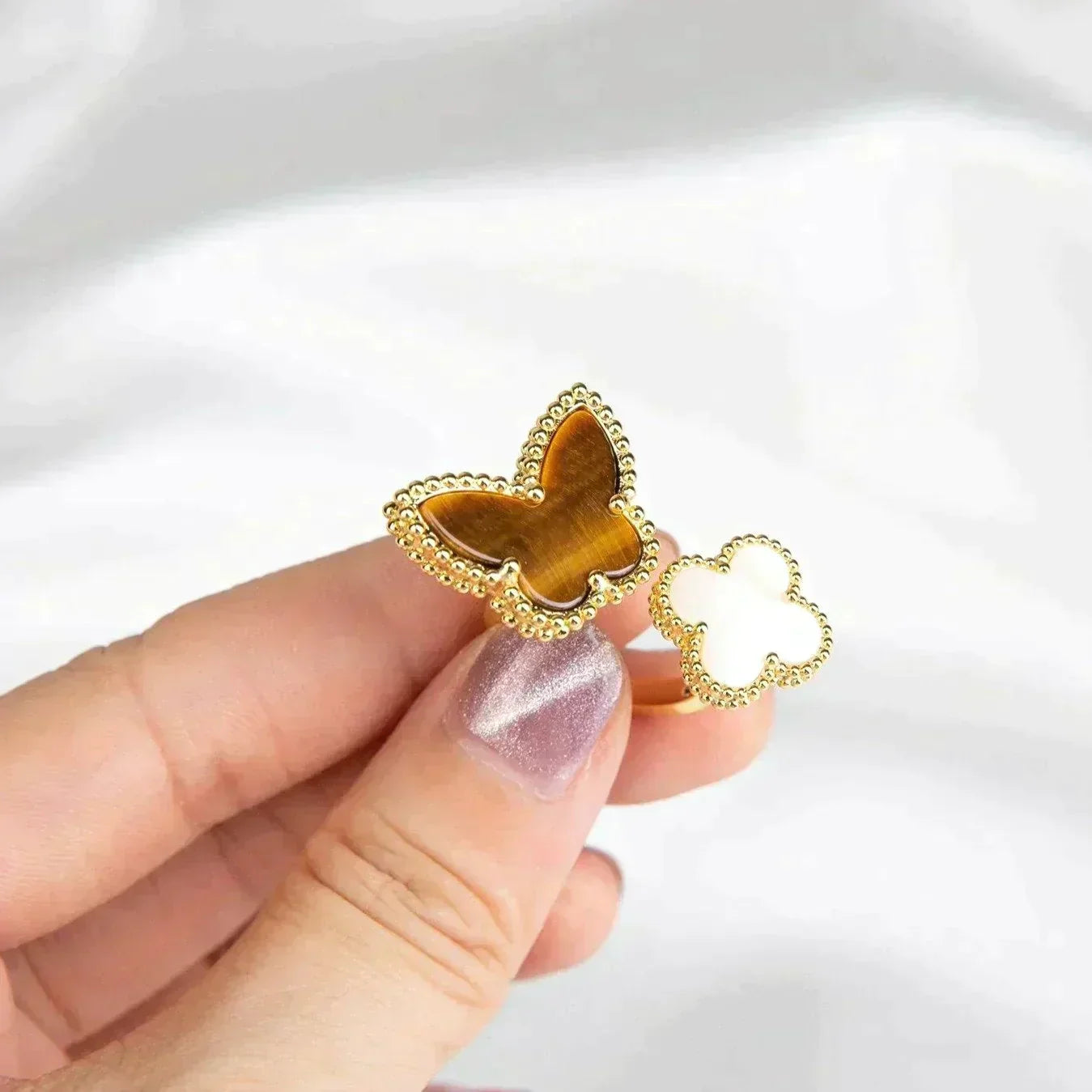 [Clover Jewelery]LUCKY BETWEEN THE FINGER RING