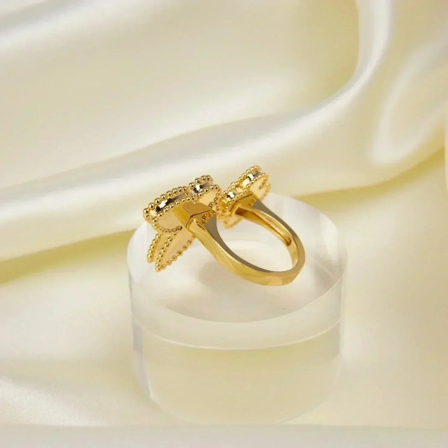 [Clover Jewelery]LUCKY BETWEEN THE FINGER RING