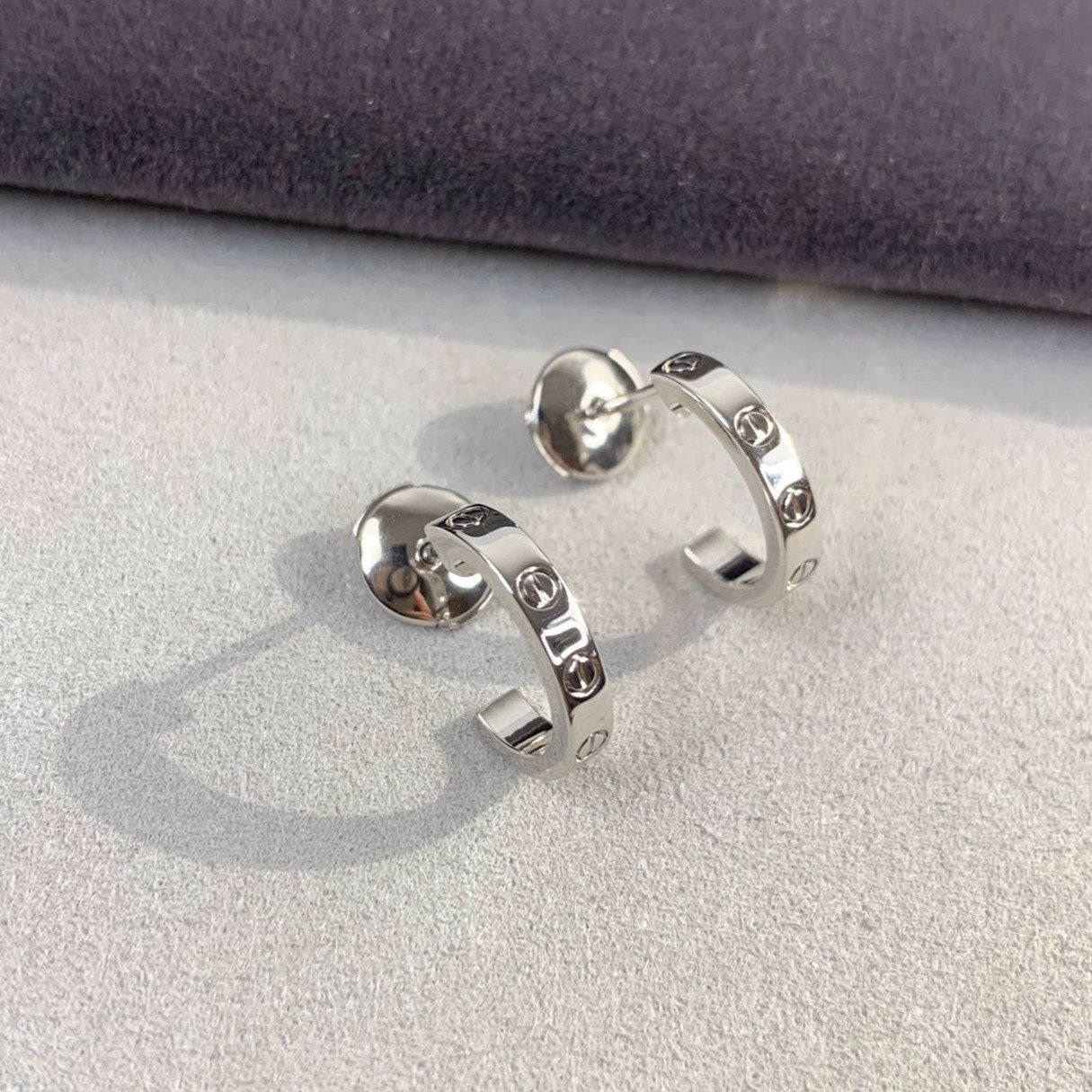 [Clover Jewelry]LIEBESOHRRINGE 2,65 MM SILBER