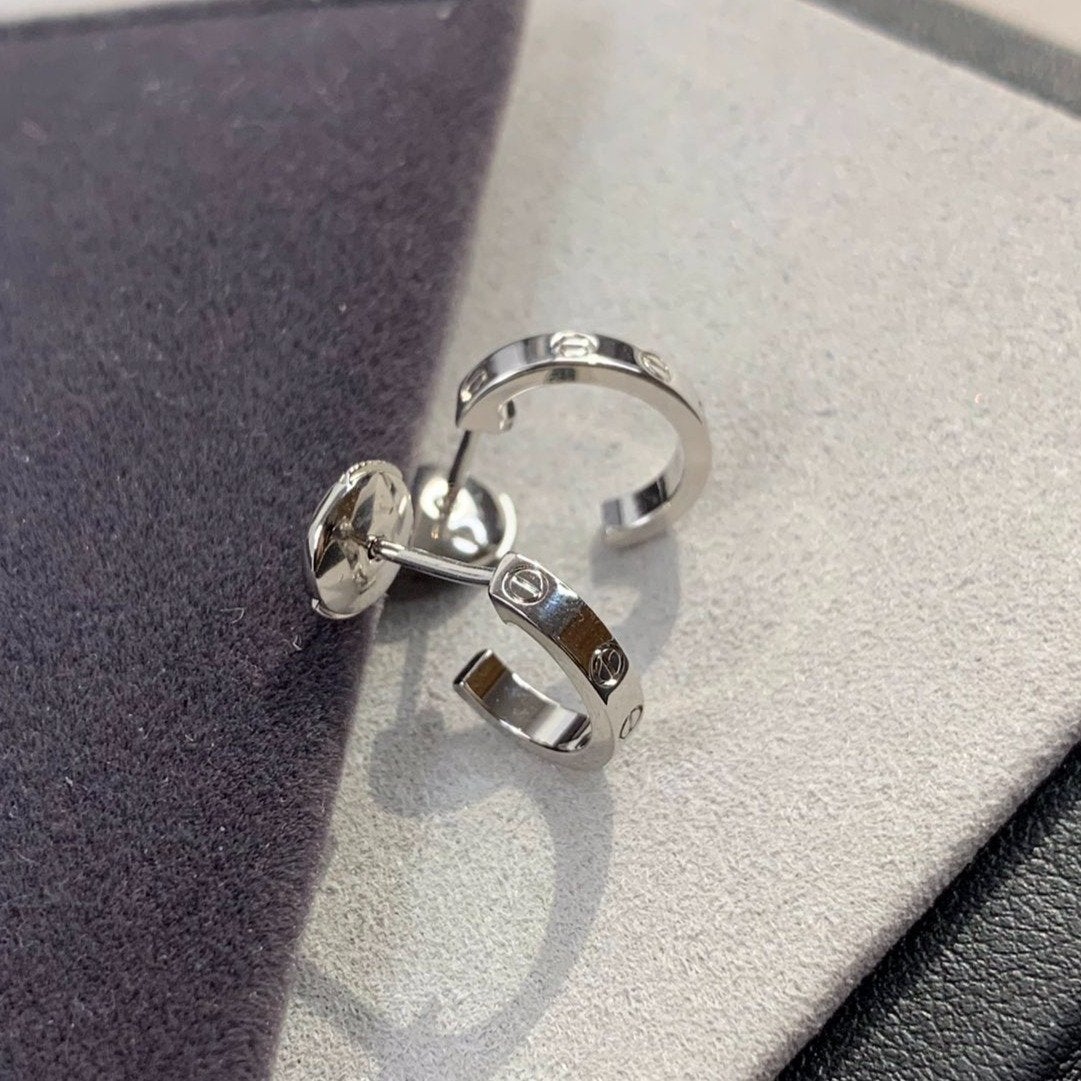 [Clover Jewelry]LIEBESOHRRINGE 2,65 MM SILBER