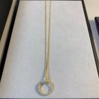 [Clover Jewelry]JUSTE HALSKETTE GOLD DIAMANTEN