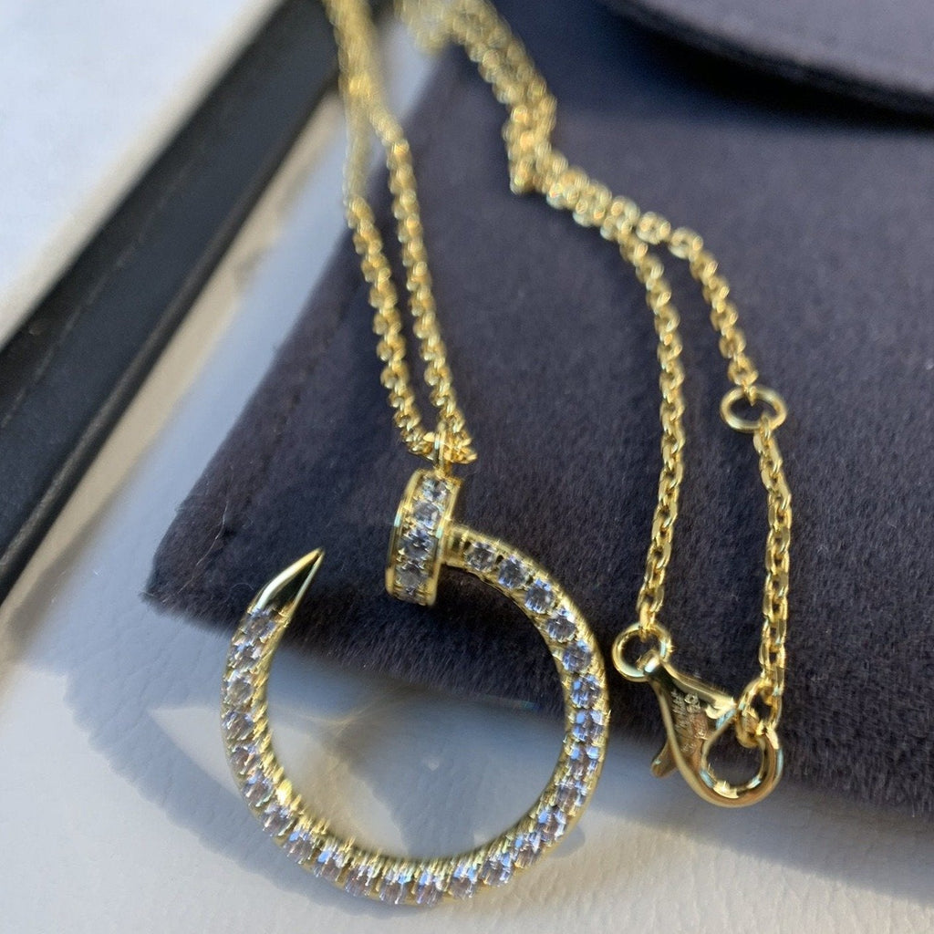 [Clover Jewelry]JUSTE HALSKETTE GOLD DIAMANTEN