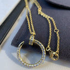 [Clover Jewelry]JUSTE HALSKETTE GOLD DIAMANTEN