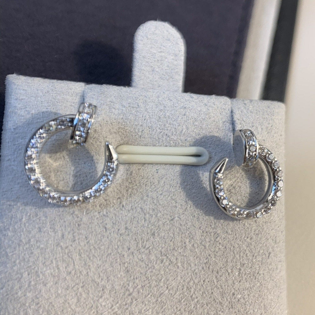 [Clover Jewelry]JUSTE OHRRINGE SILBER DIAMANTEN