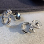 [Clover Jewelry]JUSTE OHRRINGE SILBER DIAMANTEN