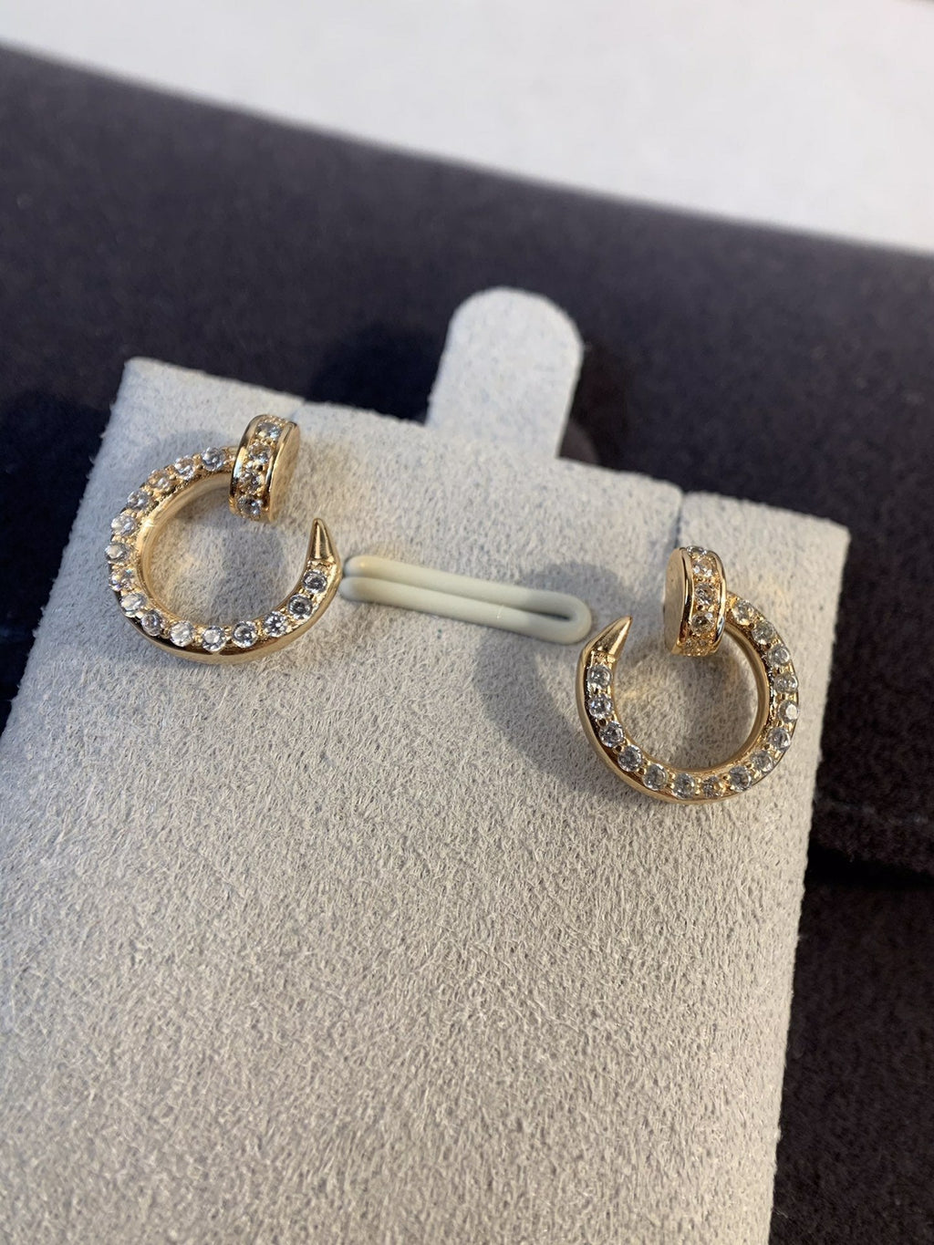 [Clover Jewelry]ジュスト イヤリング ゴールド ダイヤモンド