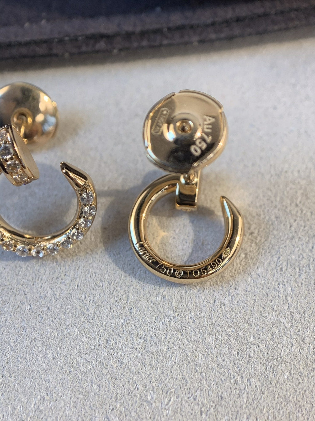 [Clover Jewelry]ジュスト イヤリング ゴールド ダイヤモンド