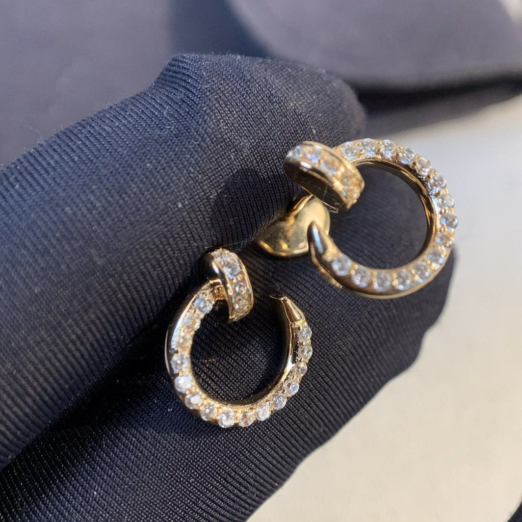 [Clover Jewelry]ジュスト イヤリング ゴールド ダイヤモンド