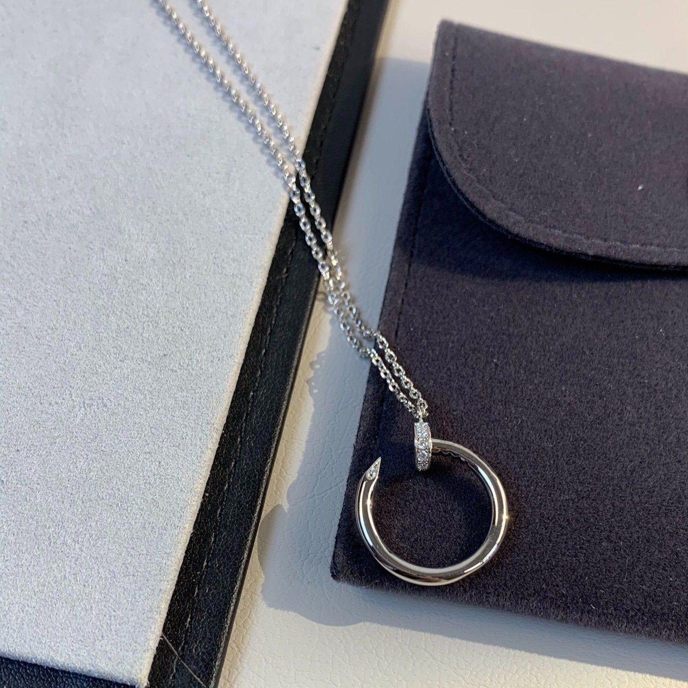 [Clover Jewelry]JUSTE NECKLACE SILVER