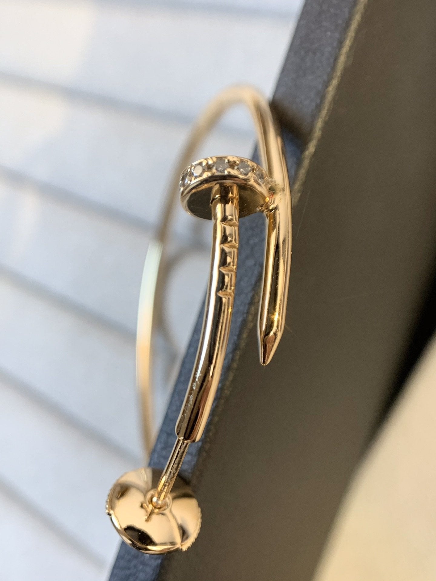 [Clover Jewelry]JUSTE EARRINGS GOLD DIAMONDS 1.8MM