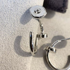 [Clover Jewelry]JUSTE EARRINGS SILVER