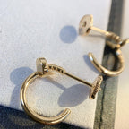 [Clover Jewelry]ジュスト イヤリング ピンクゴールド