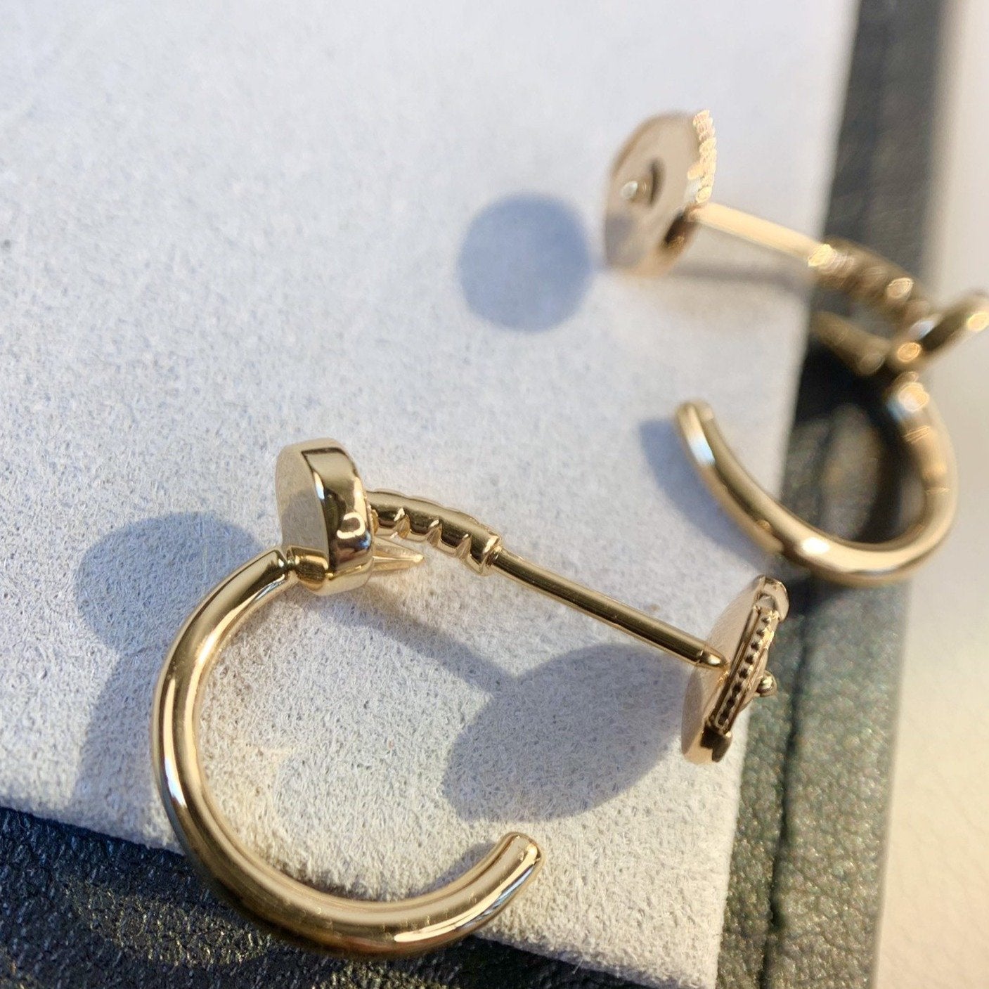 [Clover Jewelry]JUSTE EARRINGS PINK GOLD