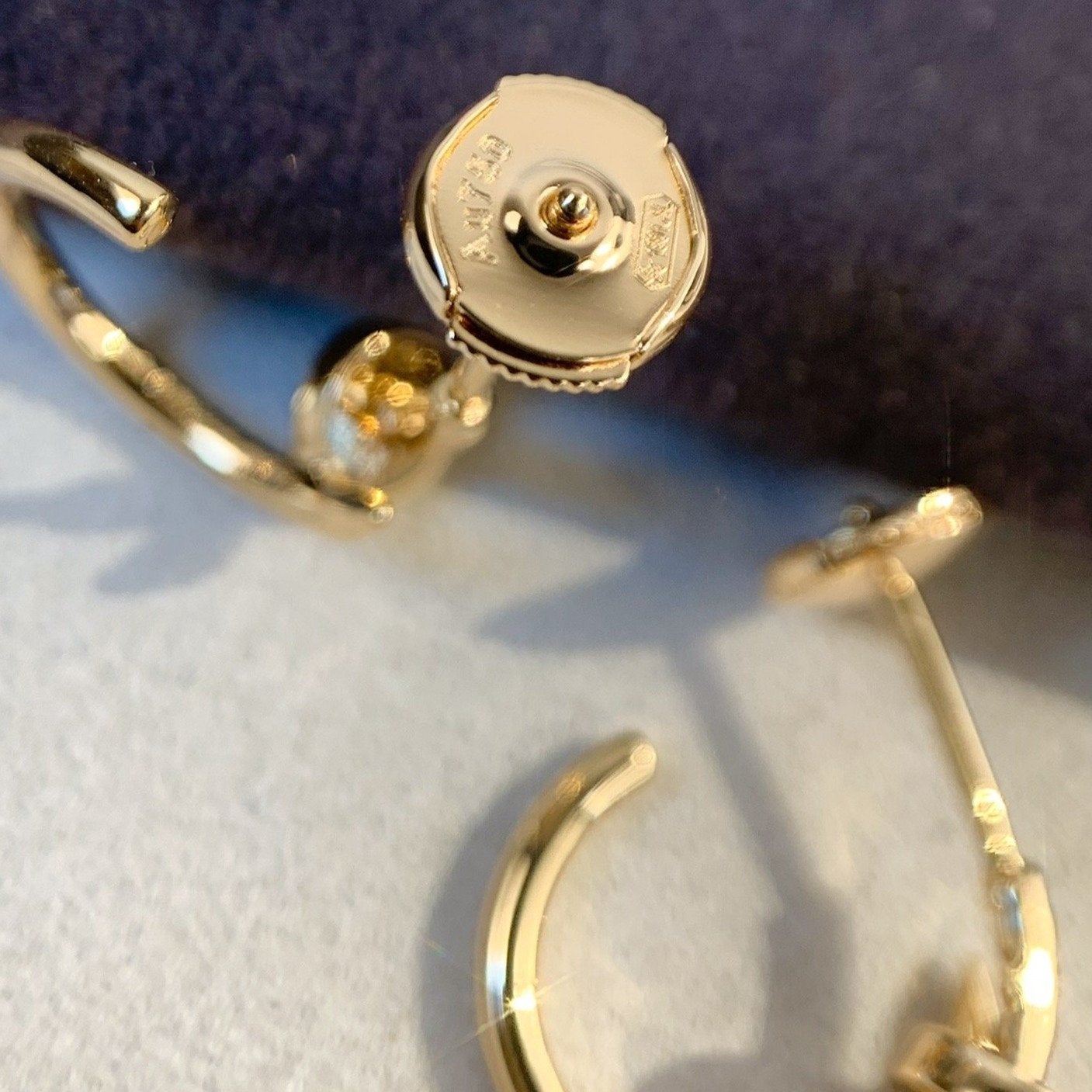 [Clover Jewelery]JUSTE EARRINGS PINK GOLD