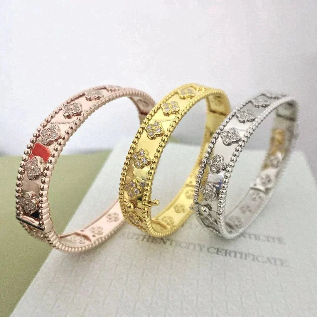 [Clover Jewelery]CLOVER BRACELET 8MM DIAMONDS